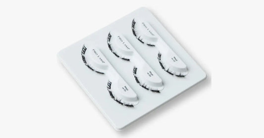 At-home lash lift tray featuring Pro Lash labeled segments in a clean white case.
