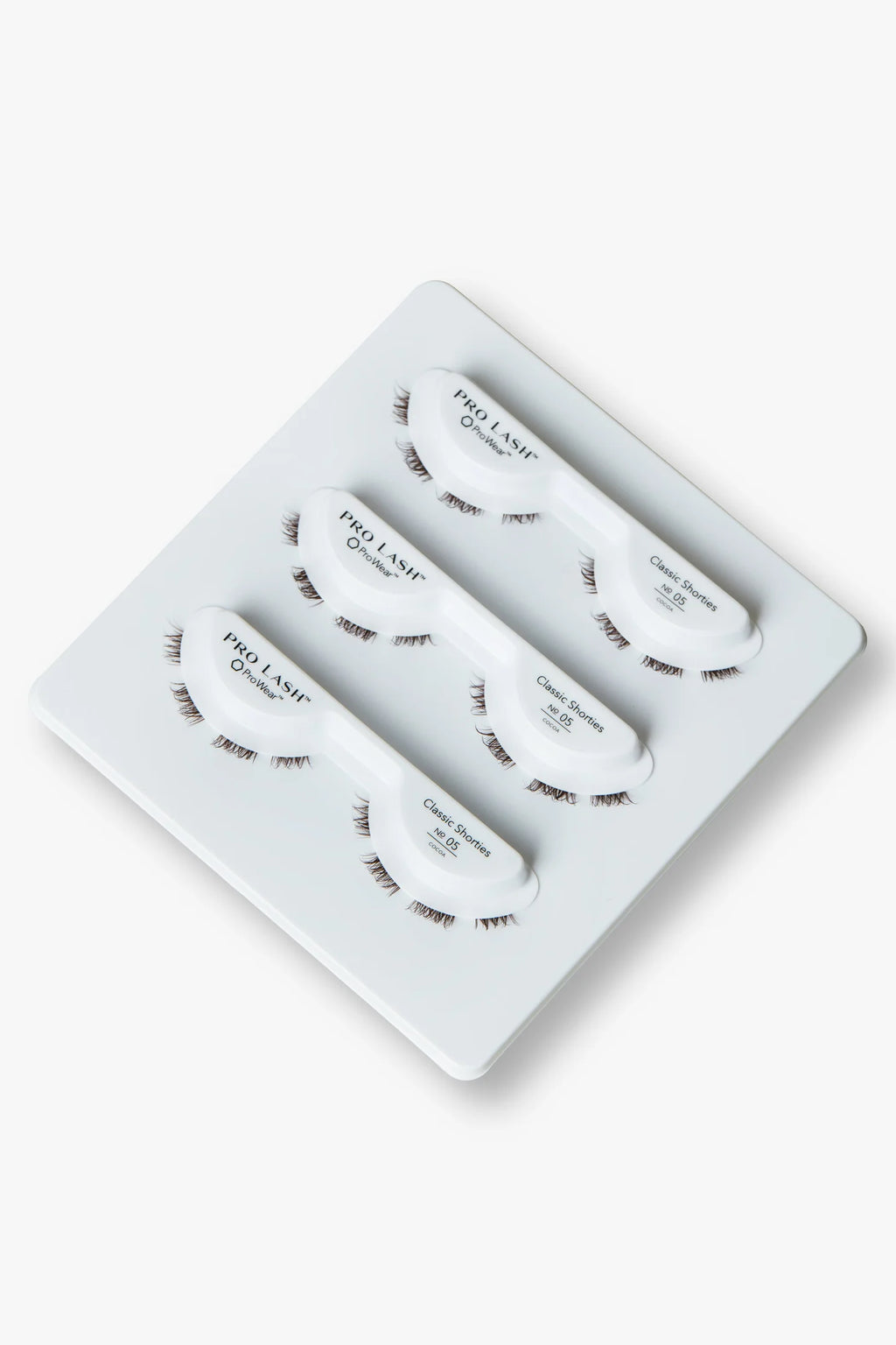 Short volume lashes pack featuring Pro Lash Classic Shorties No. 05 for a natural, full look with subtle length.