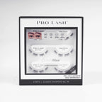 DIY eyelash extensions kit featuring Pro Lash Classic Shorties in a three-set SoftWear collection package.