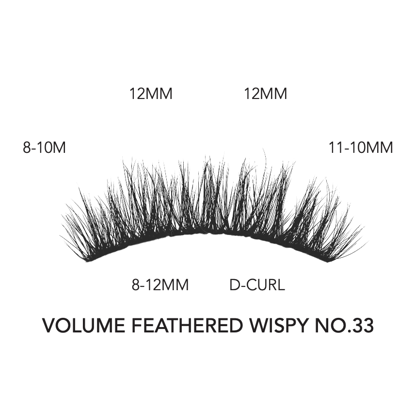 Volume Feathered Wispy No. 33