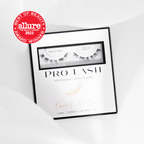 Classic lashes wispy style in Pro Lash Luxe Collection packaging, featuring three sets and Allure Best of Beauty 2023 award.